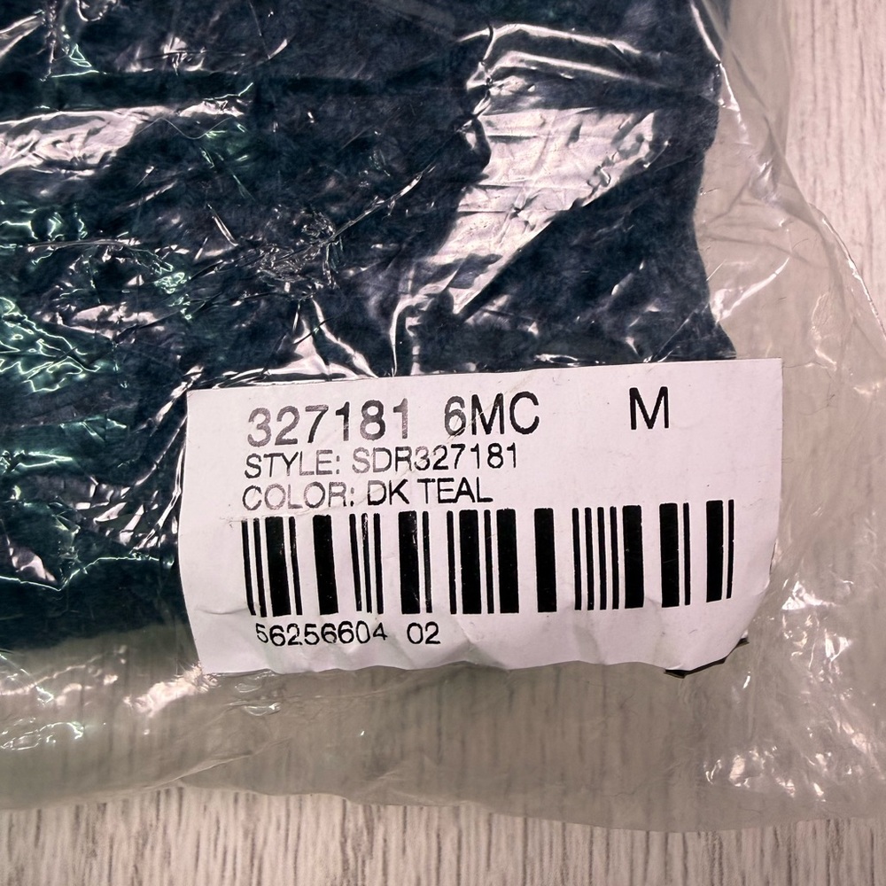 J.Jill Dark Teal Slip Dress With Mesh Top‎ - Picture 7 of 9